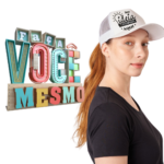 Boné Americano com Tela