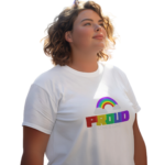 T-Shirt Plus Size LGBT Proud Branco02