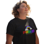 T-Shirt Plus Size LGBT Proud Preto02