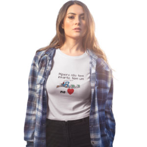 Cropped Feminino Quality - Trem no Coração ð❤️