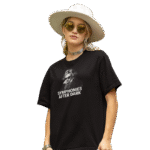 T-shirt unissex Oversized Preto01